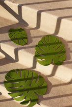 Load image into Gallery viewer, Merino Wool Felt Large Monstera Leaf Trivet