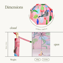 Load image into Gallery viewer, Vases Pattern Compact Eco-Friendly Duckhead Umbrella