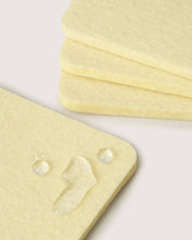 Load image into Gallery viewer, Bierfilzl Merino Wool Square Coaster 4 Pack in Limoncello