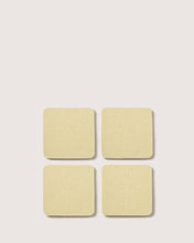 Load image into Gallery viewer, Bierfilzl Merino Wool Square Coaster 4 Pack in Limoncello