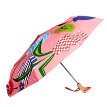Load image into Gallery viewer, Vases Pattern Compact Eco-Friendly Duckhead Umbrella