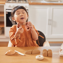 Load image into Gallery viewer, Wooden Pretend-Play Bread Set for Kids