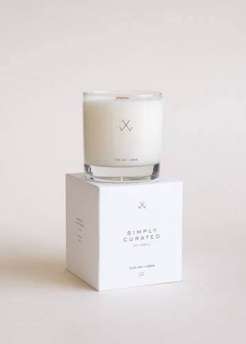 Olive Leaf + Lemon - 9 oz Soy Candles