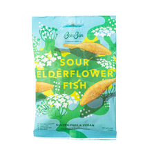 Load image into Gallery viewer, Sour Elderflower Fish - Swedish Candy 5.2oz (150g)