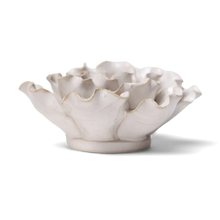 Load image into Gallery viewer, Ivory Sea Lettuce Ceramic Flowers - Handcrafted Boxed Art