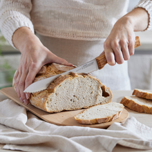 Load image into Gallery viewer, Parallèle Bread Knife Olive wood