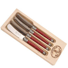 Load image into Gallery viewer, Jean Dubost 4 Spreaders Red in a Tray