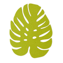 Load image into Gallery viewer, Merino Wool Felt Large Monstera Leaf Trivet