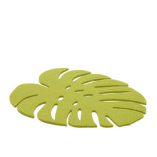 Load image into Gallery viewer, Merino Wool Felt Large Monstera Leaf Trivet