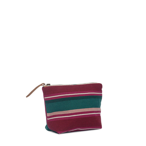 Mulberry Multi Stripe Mini Cristina Cosmetic Pouch