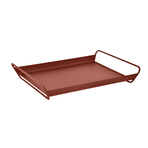 Fermob ALTO Metal Tray in Red Ochre
