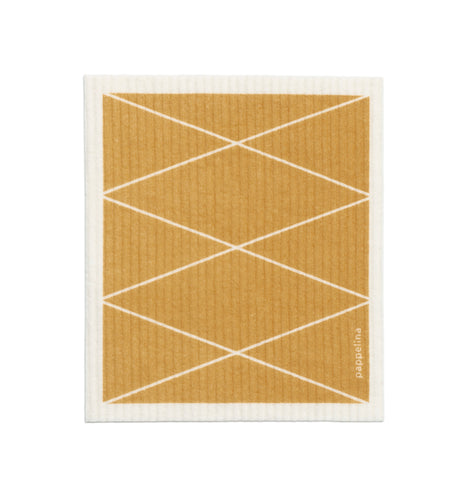 Pappelina Max Swedish Dish Cloth · Ochre · 6.75